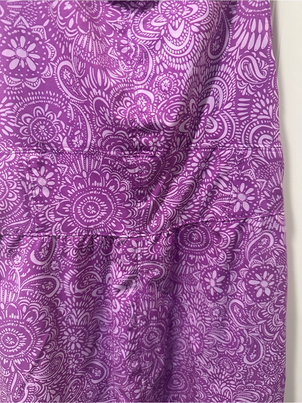 Athleta Purple Lace-Trim Chemise Dress - Picture 8 of 9